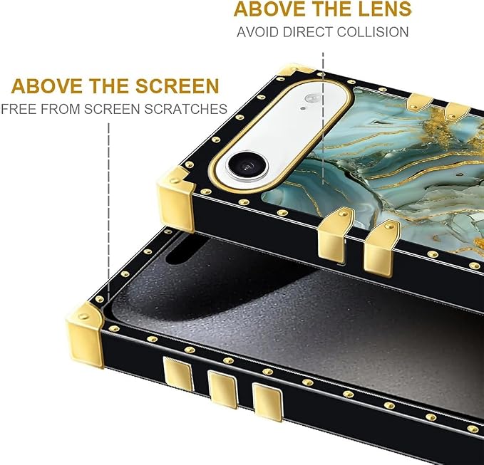 for iPhone 17 Air Case Luxury Golden Decoration - Image 7