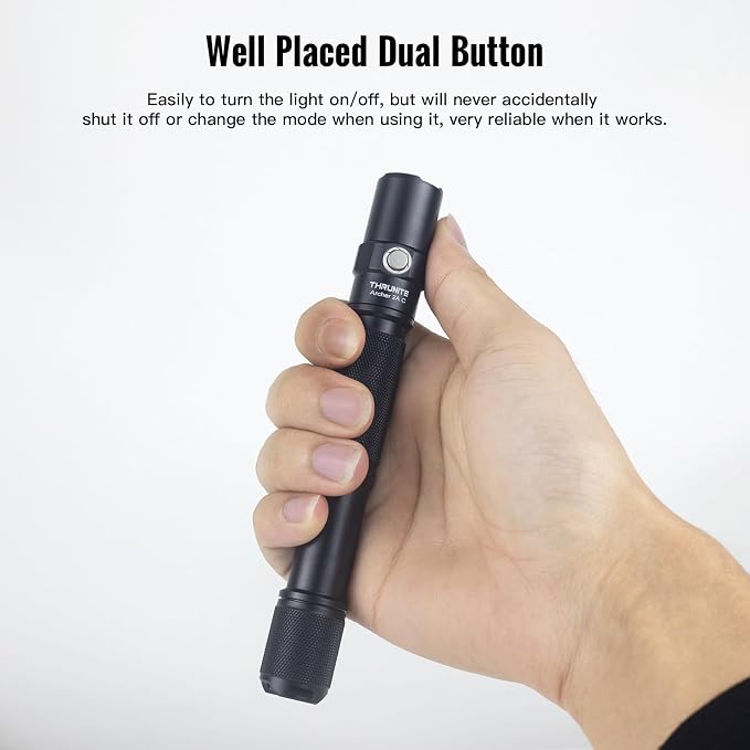 ThruNite Archer 2A C LED Rechargeable Flashlight, High 1000 Lumens AA Flashlight - Image 5