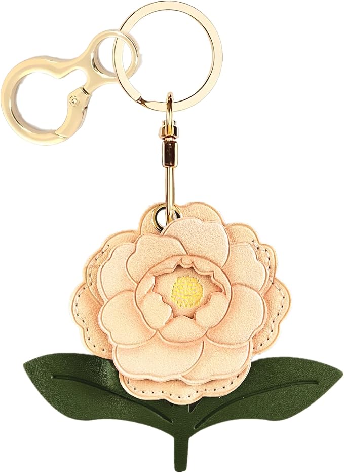 BORKUANA Leather Keychain Holder Case Compatible by BORKUANA