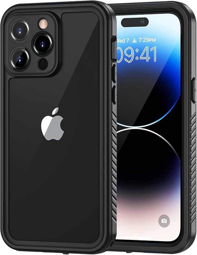 Lanhiem for iPhone 14 Pro Max Case, IP68 Waterproof Dustproof Case by LanhiemHome