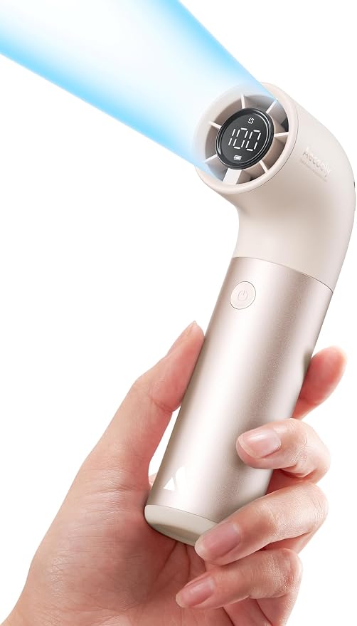 Aecooly Portable Handheld Fan, Powerful Turbo Mini Fan, 19000 RPM High Speed by Aecooly