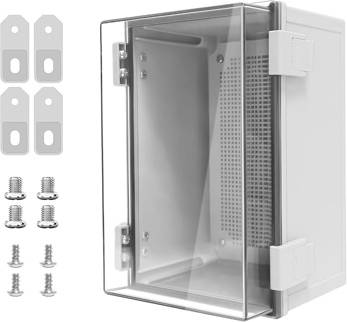 Junction Box, IP65 Waterproof Dustproof ABS Plastic Enclosure, Outdoor and by LMioEtool