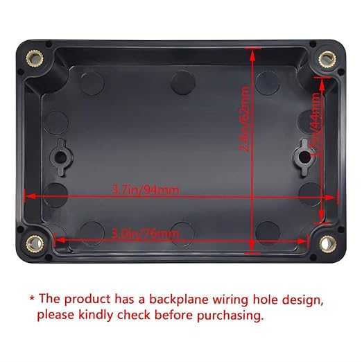 LeMotech Junction Box IP65 Waterproof Project Box Dustproof ABS Plastic - Image 2