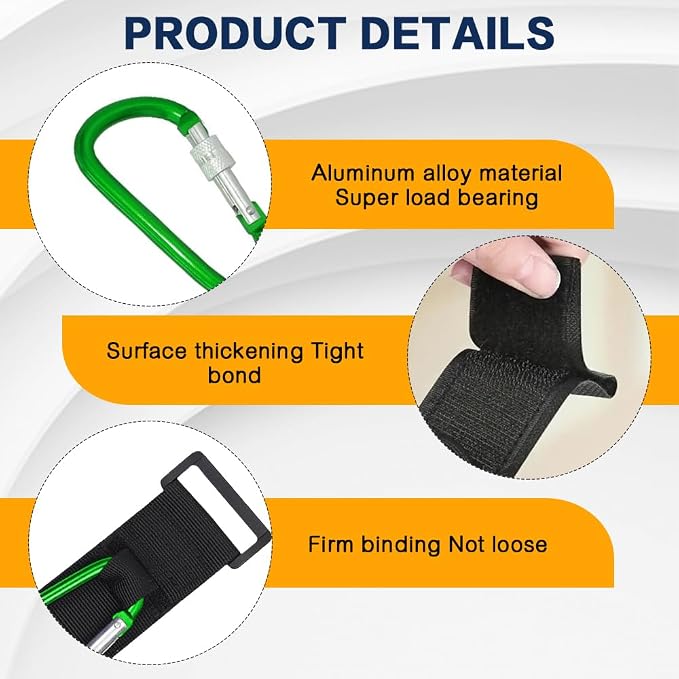 2 Pack UTV Hook for Hanging Headsets, Helmet and Goggles - Image 5