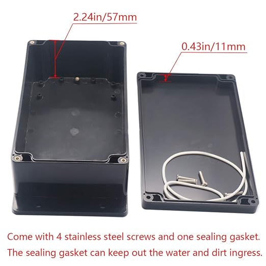 Junction Box IP65 Waterproof ABS Plastic Electrical Project Case Power Junction - Image 4