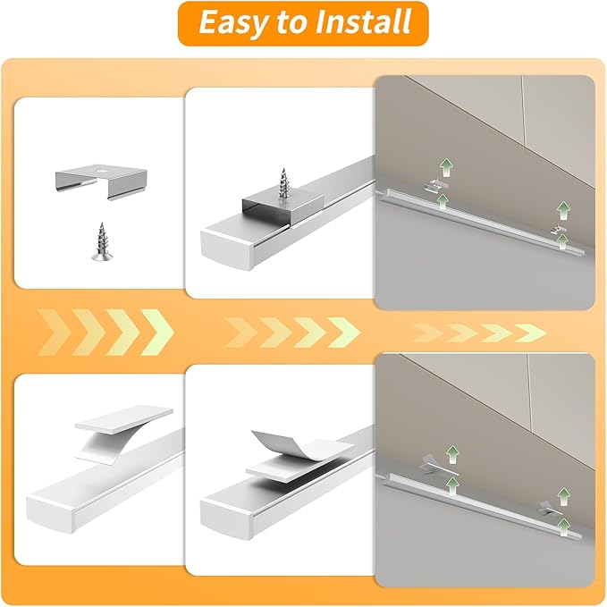 14" Slim USB Plug-in LED Motion Sensor Light Indoor, Bright & Dimmable Under - Image 6