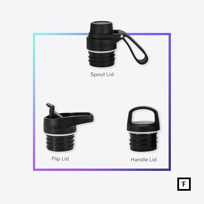 IRON °FLASK Camping & Hiking Hydration Flask - 32 oz Sky - Image 3