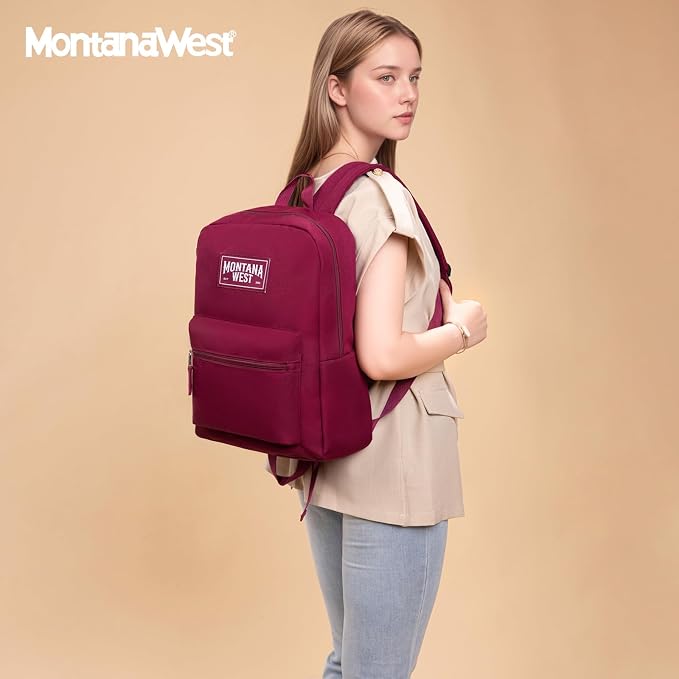 Montana West School Backpack for Women Men Lightweight College Bookbag Casual - Image 6