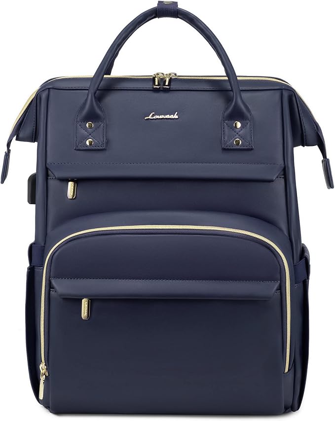LOVEVOOK Leather Laptop Backpack by LOVEVOOK