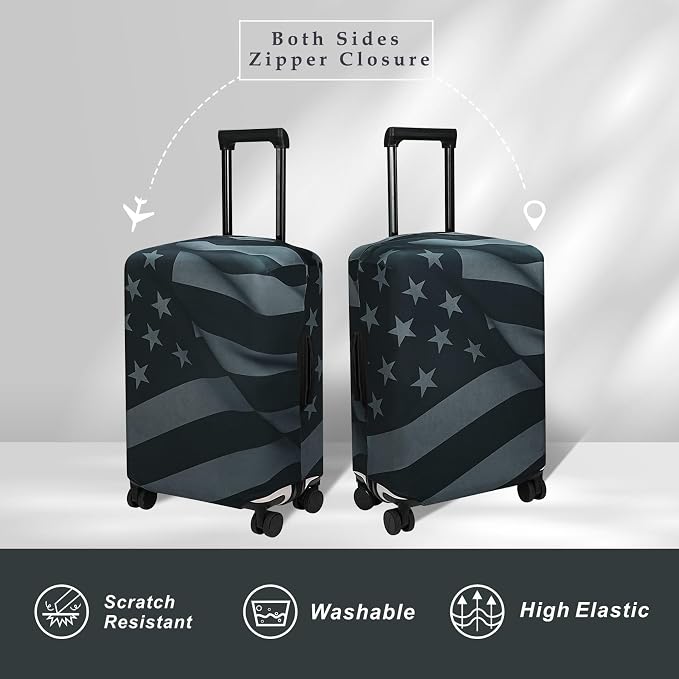 Explore Land Travel Luggage Cover Suitcase Protector Fits 23-26 Inch Case - Image 2