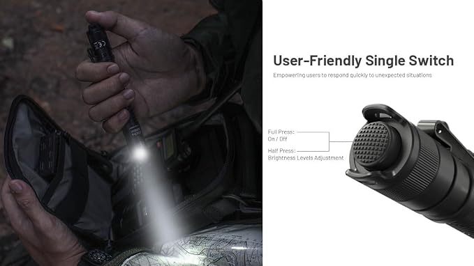 Nitecore MT2A Pro EDC Flashlight, 1000 Lumens, 279 Yard Beam, USB-C Rechargeable - Image 7