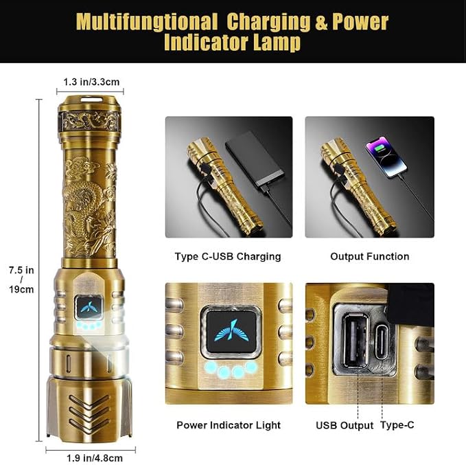 SKYFIRE LED Flashlights High Lumens - Image 4