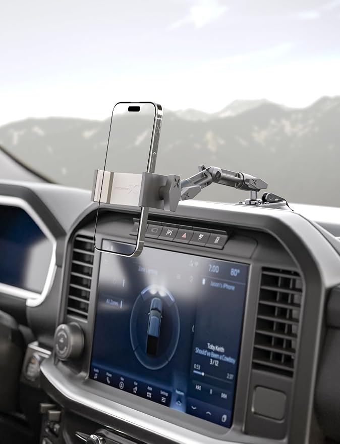 Bracketron HD Phone Dock PRO Dash and Window Metal Clamp Mount, Phone Holder - Image 2