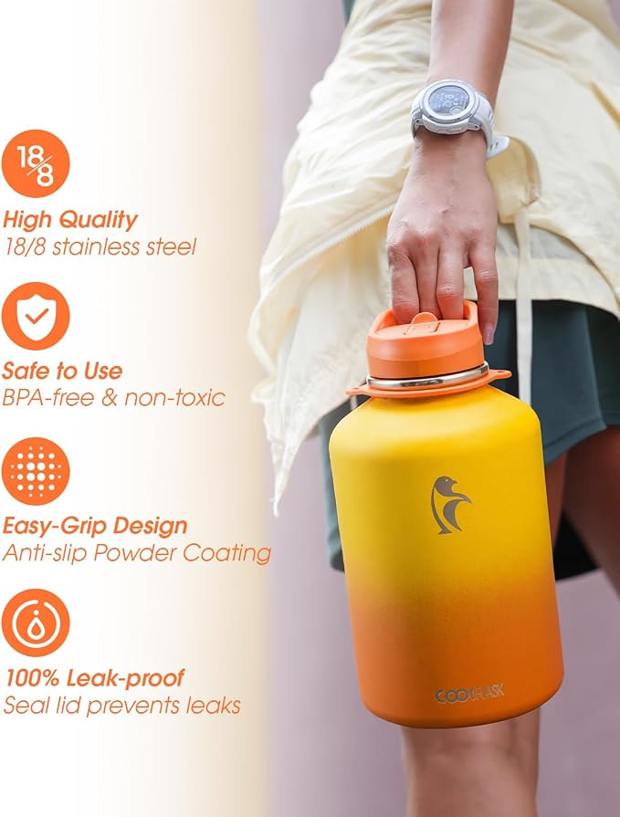 Coolflask Half Gallon Water Bottle - Image 5