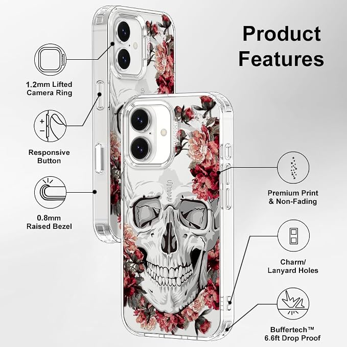 MOSNOVO for iPhone 17 Case | Military Grade 6.6ft Drop Tested | Camera Control - Image 7