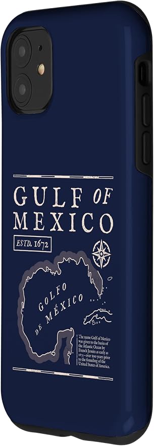 Gulf of Mexico 1672 Historic Map Case - Image 2
