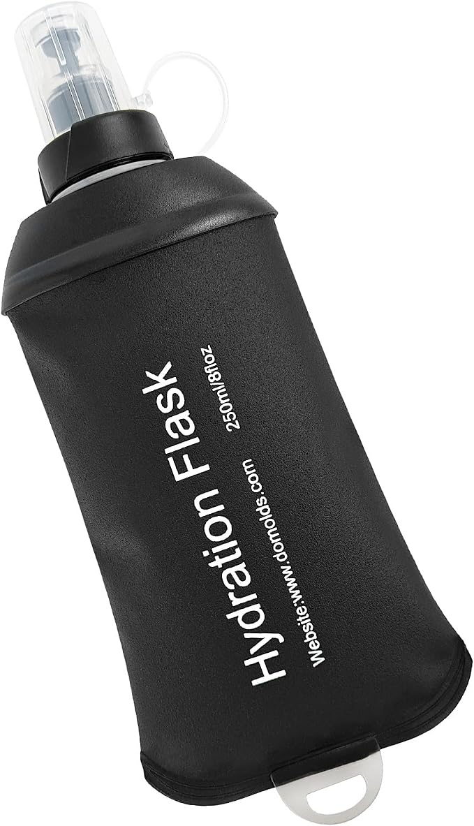 WILDREEDS 250ml Soft Flask, TPU Collapsible Soft Water Bottle by WILDREEDS