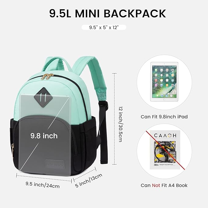 LOVEVOOK Mini Backpack for Women Light Weight Small Waterproof Backpack Purses - Image 6