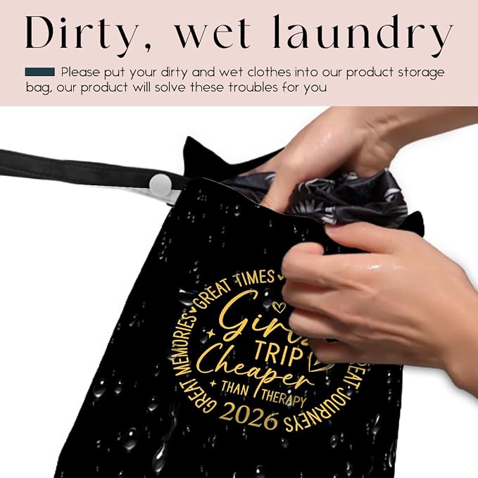 Girls Trip Gifts Wet Dry Bag, Beach Bag Wet Bag Favors, - Image 3