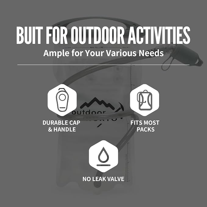 1.5L/2L/3L Hydration Bladder, INOXTO Water Bladder - Image 2