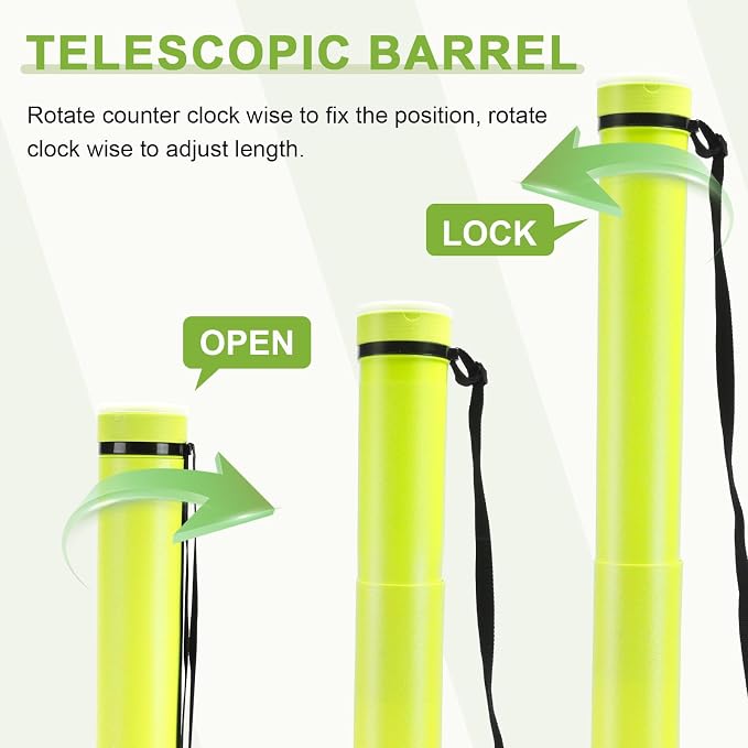 DEWEL Poster Tube, Waterproof Poster Holder Plastic Expandable - Image 5