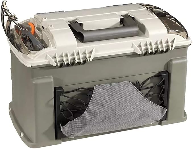 Plano Elite Series Ultimate Angled Tackle System, Graphite & Sandstone - Image 5