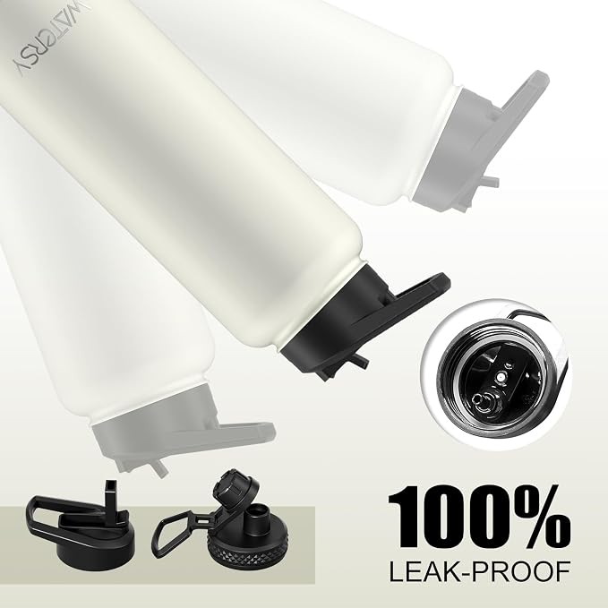 40oz Insulated Water Bottle, BPA Free&Leak Proof, Stainless Steel Water Flask - Image 5