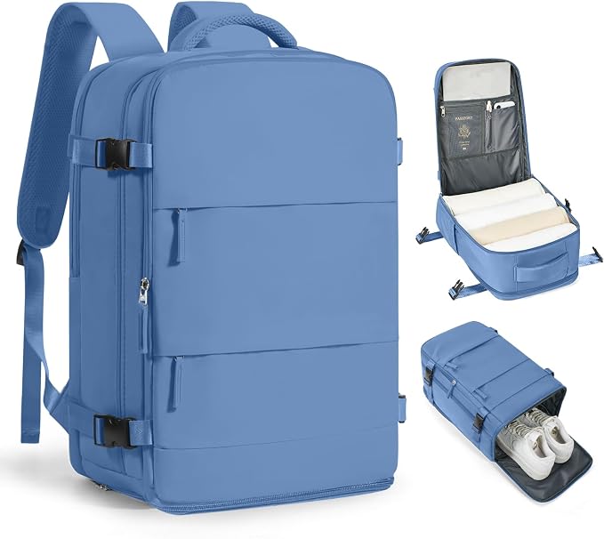coofay Travel Backpack Carry on Flight Approved Mochila De Viaje Personal Item by coofay