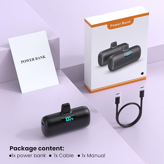 Mini Portable Charger for iPhone 14/13 Series, Upgraded 5000mAh PD Fast - Image 9