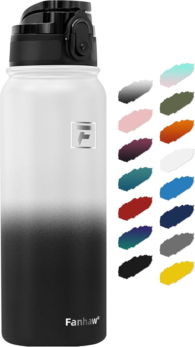 Fanhaw 20 oz Insulated Stainless Steel Water Bottle by FANHAW