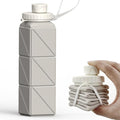 BEAUTAIL Collapsible Water Bottles 20.6oz, Silicone Foldable Portable Travel by BEAUTAIL