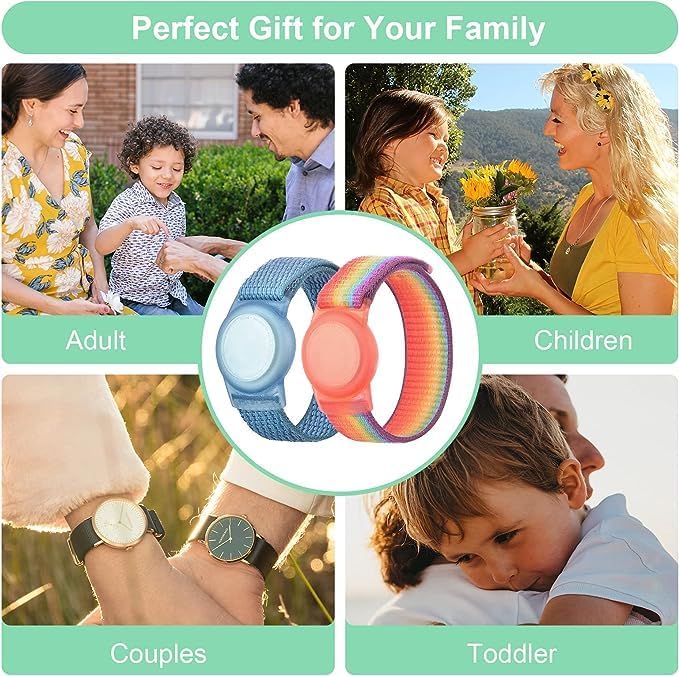Kids Wristband Compatible with Apple AirTag, Protective Case - Image 6