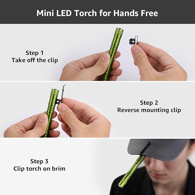 Lepro LED Pen Flashlights, Lightweight, Waterproof Pocket Flashlight - Image 7