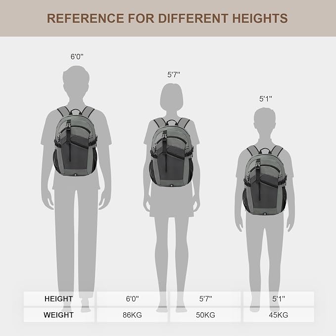 Small Hiking Backpack for Women Men 20L Lightweight Travel Backpack - Image 7