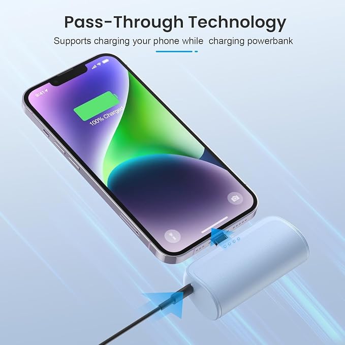 Mini Portable Charger for iPhone, 5200mAh Ultra-Compact Fast Charging Power - Image 6