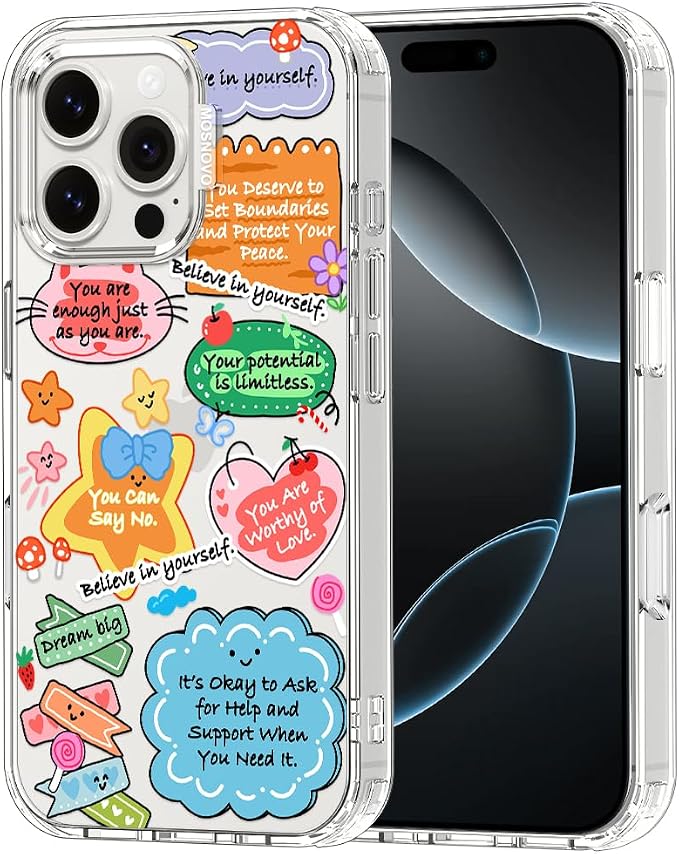 MOSNOVO for iPhone 16 Pro Max Case, Shockproof Military-Grade Protection 6.6ft by Mosnovo