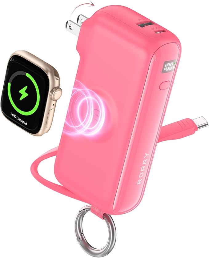 RORRY Flow Portable Charger, 10000mAh 40W Fast Charging Power Bank by RORRY