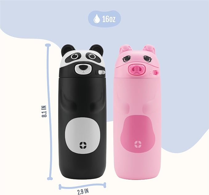 Ello Ellies 12oz Vacuum Insulated Stainless Steel Kids Water Bottle - Image 3
