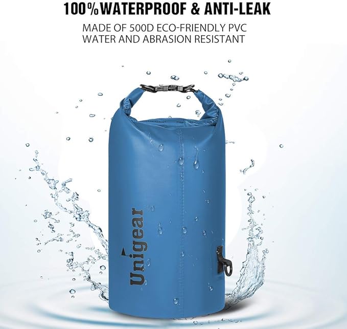 Unigear Dry Bag Waterproof, 2L/5L/10L/20L/30L/40L Floating and Lightweight Bags - Image 4