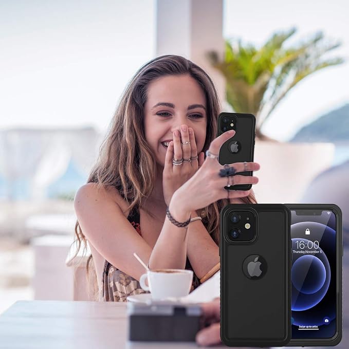 Diverbox for iPhone 12 Waterproof Case, Waterproof Shockproof Dustproof IP68 - Image 6