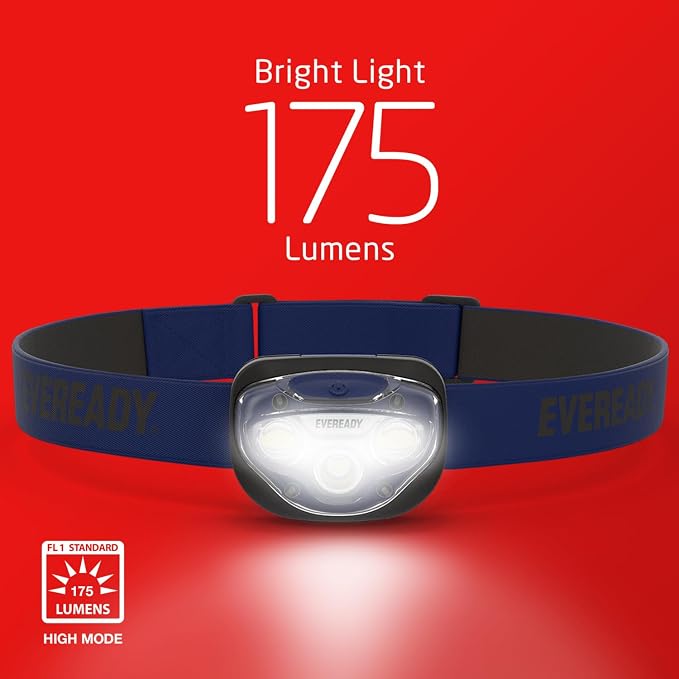 EVEREADY LED Headlamps Pro200, IPX4 Water Resistant, Bright and Durable Head - Image 2