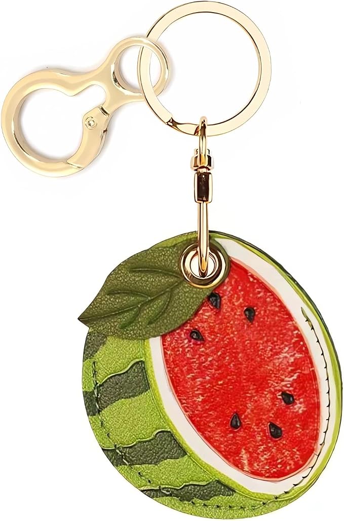 Leather Keychain Holder Case Compatible by BORKUANA