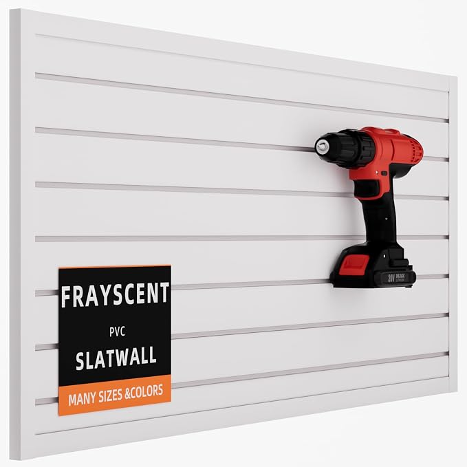 FRAYSCENT Slat Wall Paneling Garage Slat Wall Storage Systems Slatwall Panels by FRAYSCENT