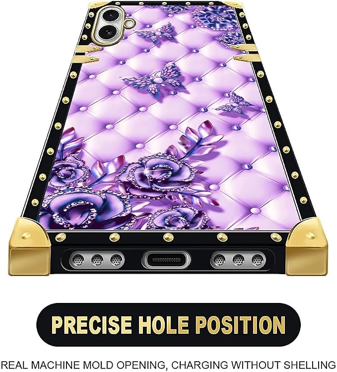 for iPhone 17 Case Luxury Golden Decoration - Image 5