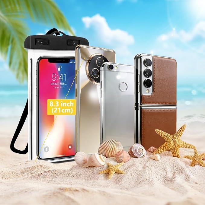 Waterproof Phone Pouch 2 Pack, IPX8 Universal Phone Dry Bag Case Floating - Image 3