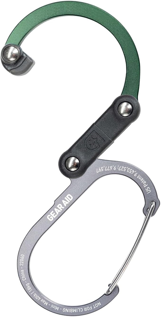 GEAR AID HEROCLIP Carabiner Gear Clip and Hook, - Image 2