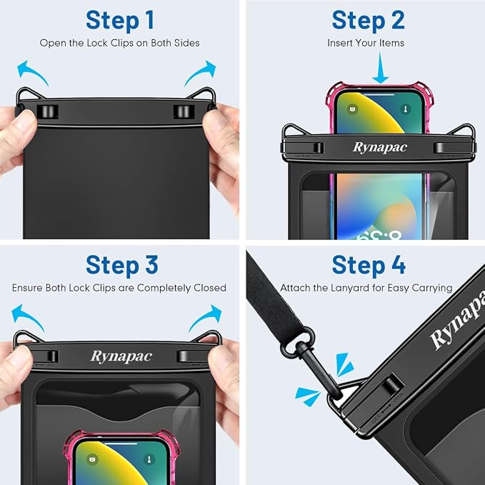 Rynapac [Up to 10" Large Waterproof Phone Pouch - Image 9