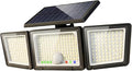 Solar Outdoor Lights Motion Sensor, 2500LM 286 LED Security Flood Lights by Claoner