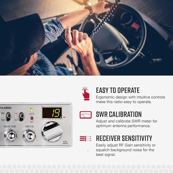 Cobra 29 LTD Classic AM/FM Professional CB Radio - Image 4