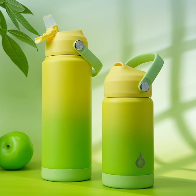 BJPKPK Water Bottle with Straw Lid, 24oz Vacuum Insulated Water Bottles - Image 7